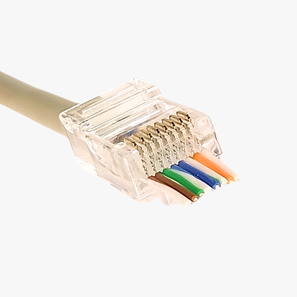 Conector EZ Plug RJ45 Cat 6 caja x 100 und SATRA – 0102040002