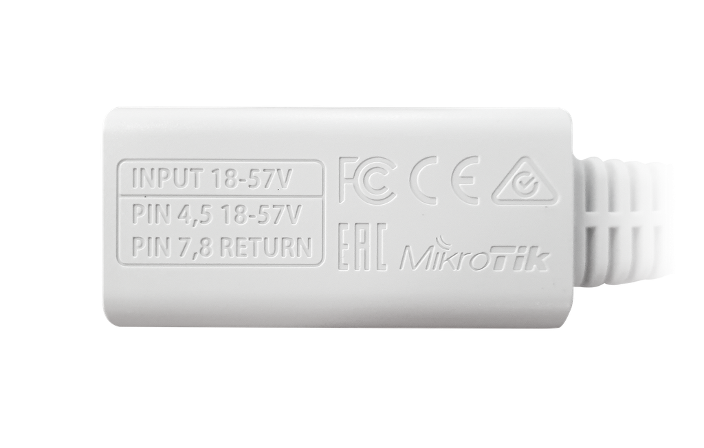 MikroTik - RBGPOE - Injector POE pasivo Gigabit