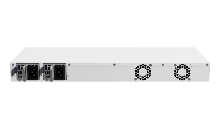 MikroTik - Cloud Core Router con 16 puertos Gigabit, 2 puertos SFP+(10G) y (RouterOS L6). 4GB RAM y 128MB de almacenamiento. Procesador ARM64 de 4 nucleos.