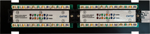 Mini patch panel CAT6 adosable