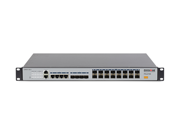 PhyHome - OLT GPON FHL2100-16 (16PON ports) INCLUYE 16 FHM3920D SFP+ 10G 1310NM 20KM