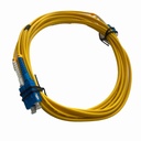 TG-Net - Patch cord de fibra optica monomodo LC/PC-SC/PC duplex de 3 metros.