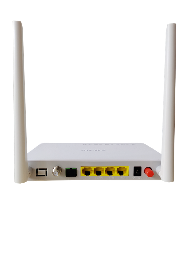 PhyHome - FHR2404KB - P17 - 1GE+3FE+WIFI+CATV Producto ONU XPON (GPON/EPON) PROCESADOR ZTE 2 ANTENAS 5DBI