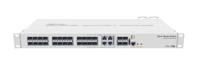 MIKROTIK CRS328-4C-20S-4S+RM - CLOUD ROUTER SWITCH ADMINISTRABLE L3, 4 PUERTOS COMBO TP/SFP, 20 PUERTOS SFP, 4 PUERTOS SFP+