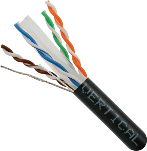 Cable UTP CAT6A, Riser, 23AWG, Carrete de madera 1000 pies