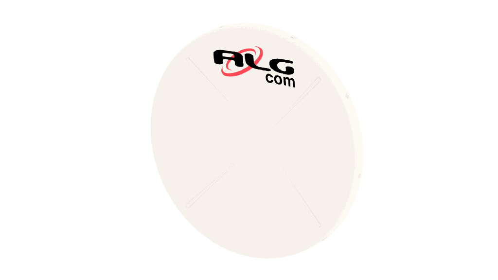 ALGcom - Antena parabólica cerrada frecuencia 4.9 -6.425 GHZ, 30.5 DBI / 60 CM ACOPLE para C5x, B5X yB6X