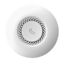 [RBcAPGi-5acD2nD] MikroTik - RBcAPGi-5acD2nD -  AC Punto de acceso inalámbrico de doble banda de 2,4/5 GHz para montaje en techo o pared con dos puertos Gigabit Ethernet (uno con salida PoE), compatibilidad con 802.11ac y compatibilidad con cifrado de hardware IPsec