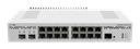MikroTik - CCR2004-16G-2S+PC 16 puertos Gigabit y 2 puertos SFP+ 10Gbps. Doble alimentación DC.