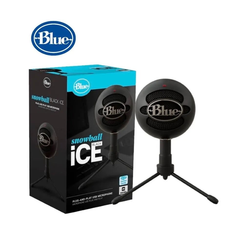 Logitech - Microfono USB Blue Snowball iCE Black