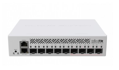 MikroTik -  MIKROTIK L5 5-SFP 4-SFP+10G 1-1000-PoE-in DC-Jack inc-24V Switch Admin