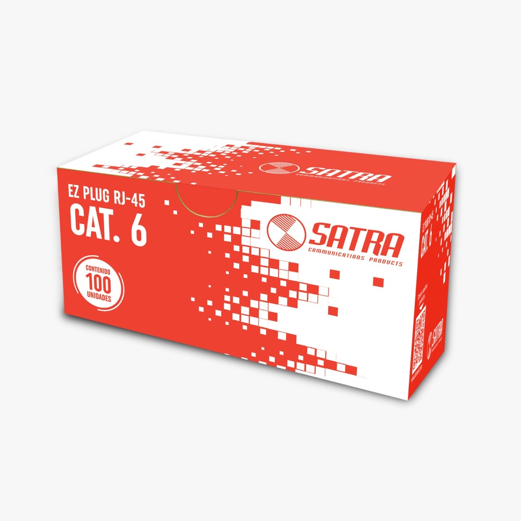 Satra - Plug CAT6 para RJ45. Caja de 100 unid. (copiar)