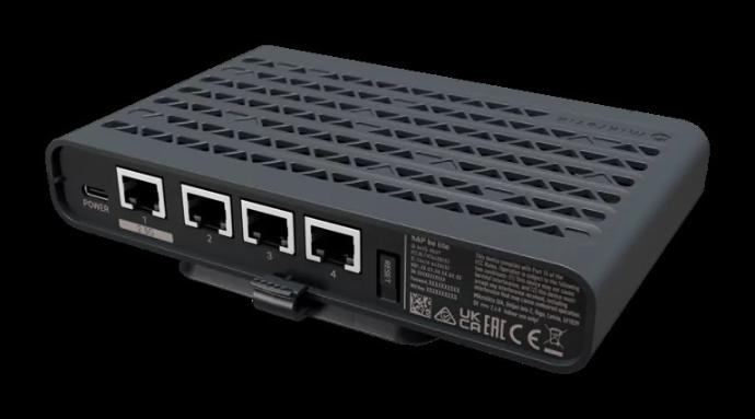 Mikrotik - Router Access Point Wi - Fi 7 doble banda, Gigabit Ethernet (3), Ethernet 2.5G (1)