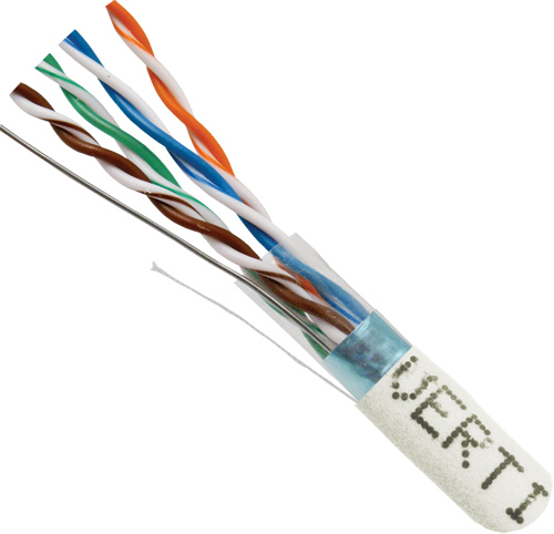 Vertical Cable - 057-474/S/WH - CABLE CAT5E STP BLINDADO PAR TRENZADO APANTALLADO,8 CONDUCTORES 24AWG,SOLIDO COBRE DESNUDO,BLANCO.