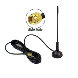 [OXP-4NJ-700/2700-10] CMBoost - Antena externa magnética con cable de 10 m. para auto. Frecuancia de operación: 700-2700 MHz. Ganancia: 4 dbi.