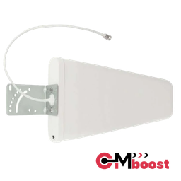 [ODS-12NK-70/270] CMBoost - Antena externa tipo Yagui con 0.3m de cable y conector tipo N hembra. Frecuencia de operación: 700-2700 MHz. Ganancia: 12 dbi.