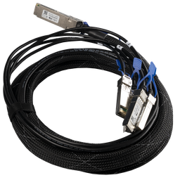 [XQ+BC0003-XS+] MikroTik - XQ+BC0003-XS+ - Cable Break-out de 100 Gbps QSFP28 a 4x25G SFP28