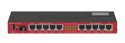 [RB2011UIAS-IN] MikroTik - ROUTERBOARD RB2011UIAS-IN, CPU 600MHz, RAM 128MB, SFP DDMI, 5 puertos 10/100 + 5 puertos 10/100/1000, L5