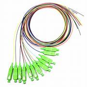 [FHP-1X12SCA] PhyHome - 12 pigtails de colores para fusión SC/APC. Grupo de pigtails / bundle.