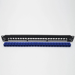 [0102022404] Satra - PATCH PANEL CAT6 MOD 24 PTOS C/J AZUL SATRA