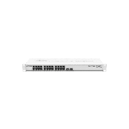 [CSS326-24G-2S+RM] MikroTik - Cloud Smart Switch 326-24G-2S+RM with 24 x Gigabit Ethernet ports, 2x SFP+ cages, 1U rackmount case, PSU