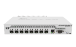 [CRS309-1G-8S+IN] MikroTik - CRS309-1G-8S+IN, 1Gb y 8 SFP+ 10Gbps interiores